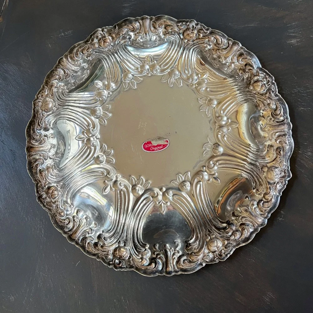 Large bowl- Gorham Versaillies Silver Plate - Picture 4 of 7